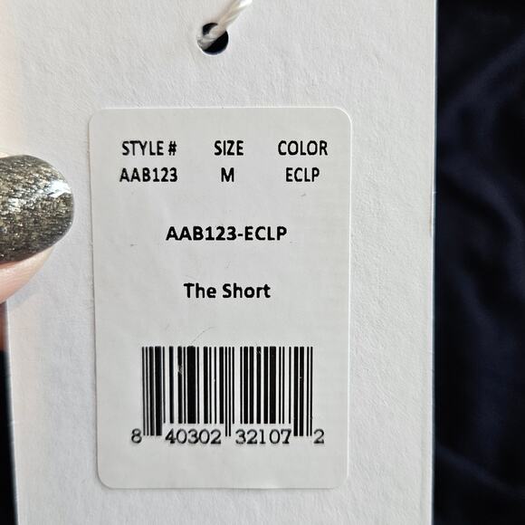 Andie The Shorts Eclipse Blue Women's Size Medium Comfort Lounge Neutral - Picture 6 of 7